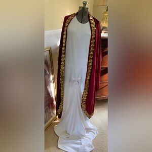 Julius Caesar Theater Costume Velvet Draped Gown Regal King Set Adult Size XL